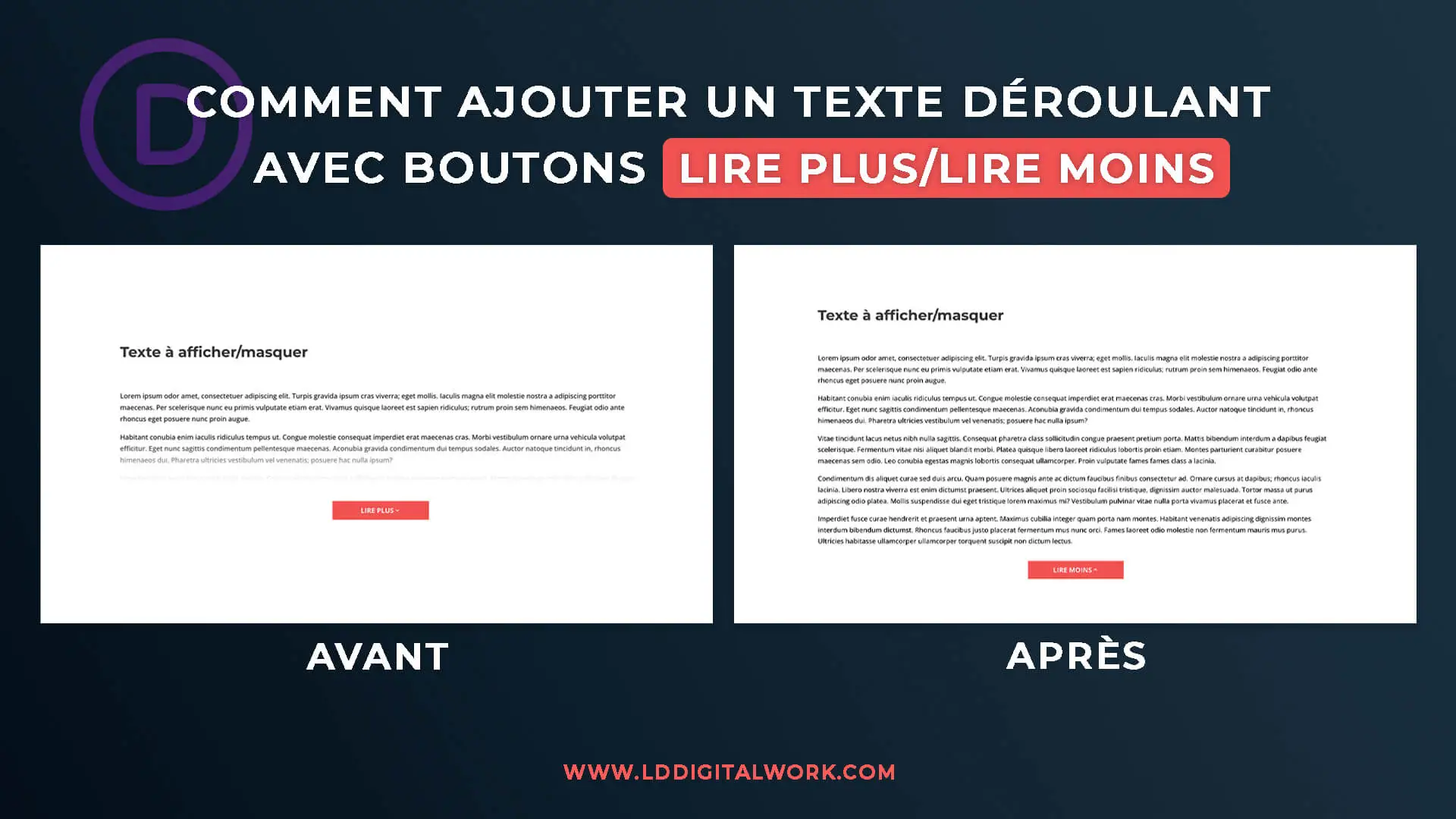 texte-deroulant-cover Comment ajouter un texte déroulant avec boutons Lire plus/Lire moins